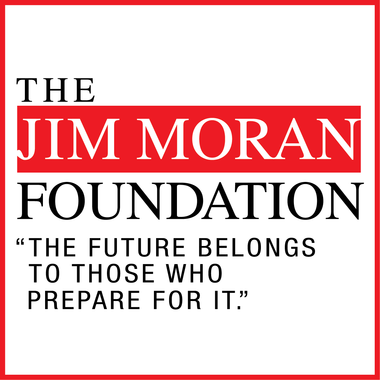 Jim Moran Foundation Logo Stacked ALT With Border